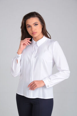 Блуза / Lady Line 540 белый