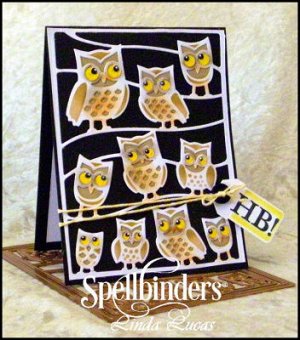 Набор ножей Spellbinders® Nestabilities® Card Creator "Это уханье совы"