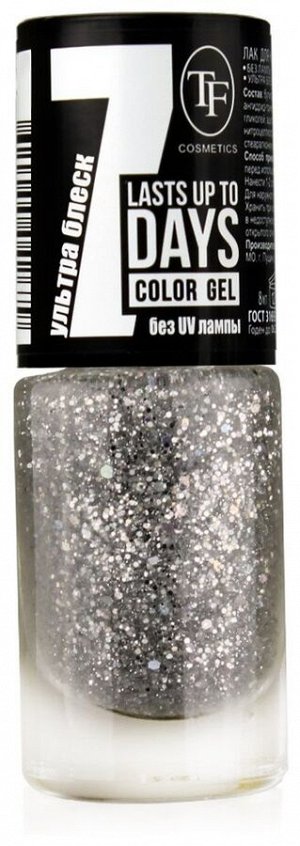 Лак для ногтей TF (Триумф) Color Gel 7days тон 300 Диско EXPS