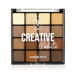 Палетка теней TF (Триумф) Creative Palette тон 02 Классический коричневый Classic brown 16 цветов EXPS