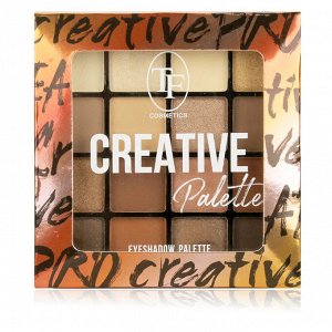 Палетка теней TF (Триумф) Creative Palette тон 02 Классический коричневый Classic brown 16 цветов EXPS