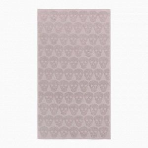 Полотенце махровое Love Life "Sculls" 30*50 см, светло-розовый, 100% хл, 450 гр/м2