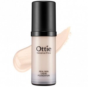 Жидкая тональная основа под макияж Ottie Real Skin Liquid Foundation, 30 мл