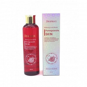КR/ DEOPROCE Pomegranate Skin Whitening & Anti-Wrinkle Скин от морщин осветляющий "Гранат", 260мл/ №1418А