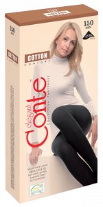 Cotton 150 колготки (Conte)/1/ из хлопка с лайкрой, 3D