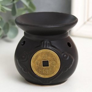 Аромалампа керамика "Монета" МИКС  8х7,5х7,5 см