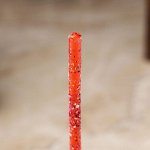 Свеча магическая восковая &quot;Гармония и блаженство&quot;, с розой, 16х0,6 см, красный