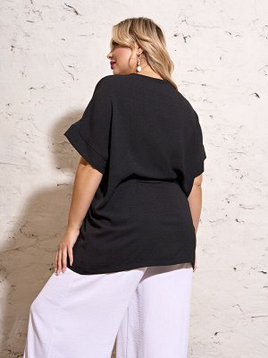 Блуза 0113-2 черный матовый