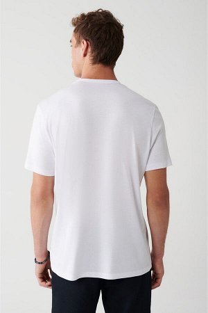 Мужская белая футболка с принтом A31y1045 A31Y1045