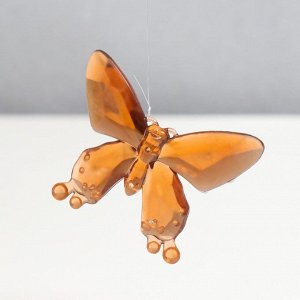 Музыка ветра металл "Бабочки" 4 трубочки 7 бабочек 59 см