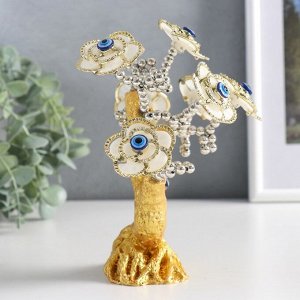 Денежное дерево «Цветущее дерево», фигурка от сглаза, 13x5x18 см