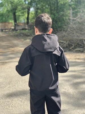 Куртка для мальчика из трехслойной мембранной ткани Софт Шелл