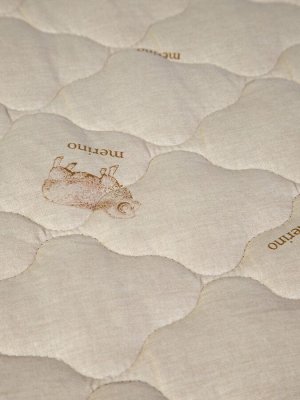 Наматрасник Шерсть овечья 80х200 в поплине.
