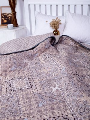 Одеяло-покрывало Лён 1,5-спальное 150 в поплине.