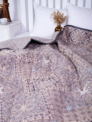 Одеяло-покрывало Лён 1,5-спальное 300 в поплине.
