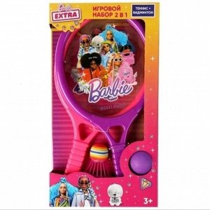 Набор с ракетками 2в1 бадминтон+теннис Barbie