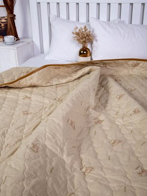 Одеяло-покрывало Овечка 1,5-спальное 150 в поплине.