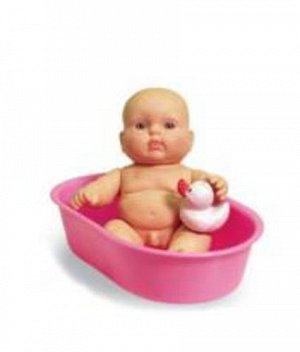 Вс732 В978--Кукла Карапуз мальчик, в ванночке,пакет, 18 см.