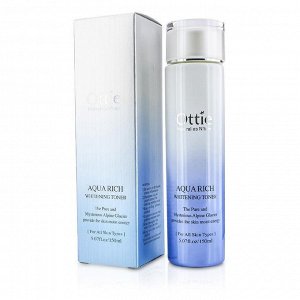 Увлажняющий отбеливающий тонер для лица Ottie Aqua Rich Whitening Toner,150ml