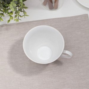 Чашка чайная «Надежда», 250 мл, белый, фарфор