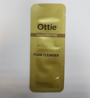Пенка для очищения зрелой кожи Ottie Gold Resilience Refresh Foam Cleanser