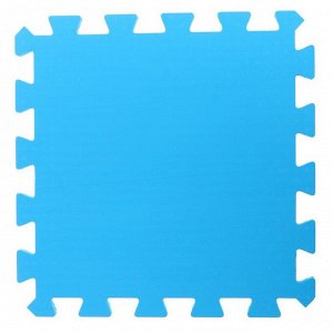 Мягкий пол универсальный, 33x33 см, цвет синий