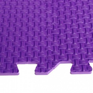 Мягкий пол универсальный, 33 x 33 см, цвет фиолетовый