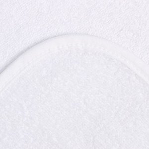 Набор Крошка Я (полотенце-уголок, рукавица, нагрудник), белый, 100% хл, 360р/м2