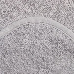 Набор Крошка Я (полотенце-уголок, рукавица, нагрудник), серый, 100% хл, 360р/м2