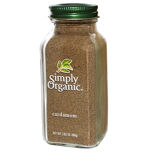 Simply Organic, Кардамон 80 гр