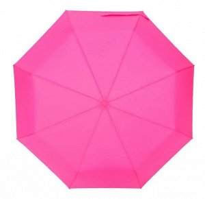 Зонт женский автомат однотонный цвет Розовый (DINIYA)