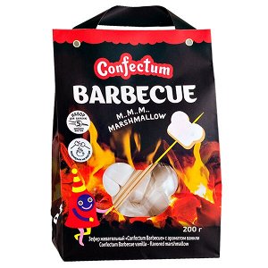 Маршмэллоу CONFECTUM BARBECUE пакет с ручкой 200 г 1/10