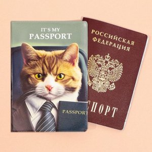 Обложка для паспорта «Это мой паспорт», ПВХ.