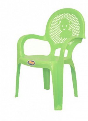 АПр321 6206--Детский стульчик зеленый Dunya Plastik