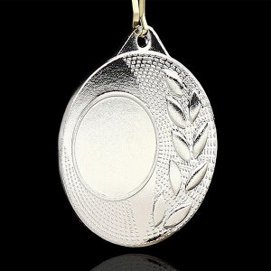 Медаль под нанесение, серебро, d = 5 см