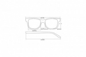 Солнцезащитные очки BOSHI JS4029 Коричневый матовый