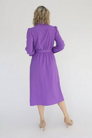 Платье с навесными петлями, цвет фиолетовый