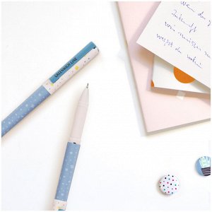 Ручка шариковая Greenwich Line ""Stylish confetti"" синяя, 0,7мм, игольчатый стержень, грип, софт-тач