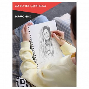 Карандаш ч/г Красин ""Конструктор"" ТМ (HB) шестигр., заточен., с ластиком