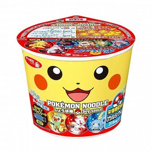 Лапша "Pokémon Noodle" с соевым соусом, 38гр