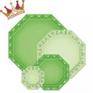 Набор ножей Spellbinders® Nestabilities® Decorative Elements "Имперское золото: Золотой плющ"