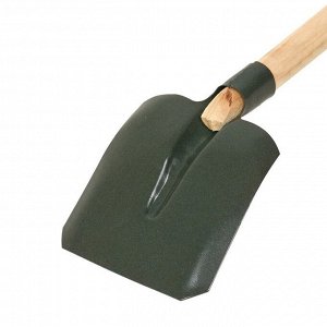 Лопата совковая, L = 66,5 см, деревянный черенок