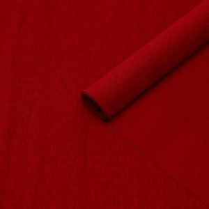 Бумага гофрированная 364 бордово-красный, 90г, 50 см х 1, 5 м