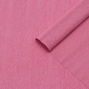 Бумага гофрированная 385 светло-розовый, 90г, 50 см х 1, 5 м