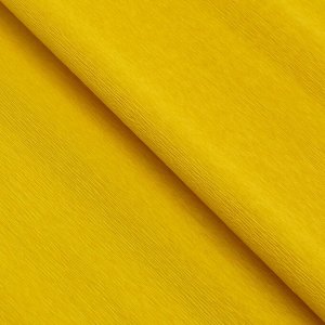 Бумага гофрированная 372 желтая, 90г, 50 см х 1, 5 м