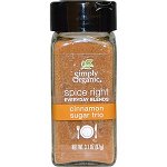 Simply Organic, Органик Правильные специи Смеси на каждый день. Три сорта корицы с сахаром 87 гр