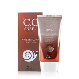Ekel CC Snail Cream SPF50+,PA+++ CC крем с улиточным муцином