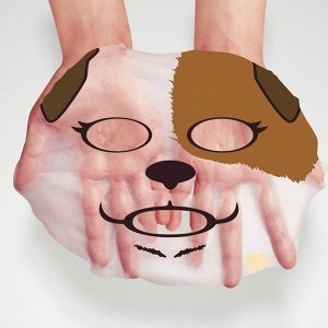 Увлажняющая тканевая маска для лица с принтом Собачка BIOAQUA Animal Dog Addict Mask