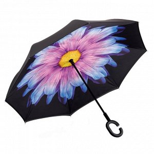 Зонт наоборот "Разноцветный цветок"
