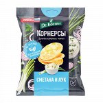 Чипсы кукурузно-рисовые &quot;сметана и зелёный лук&quot;, 50 г